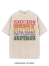 MAY THE BOOTY GET FATTER & THE BELLY GET FLATTER AMEN VINTAGE GYM SHIRT