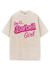 I'M A BARBELL GIRL VINTAGE GYM SHIRT