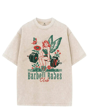 BARBELL BABES CLUB VINTAGE GYM SHIRT