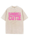 BUMBBELL CUTIE VINTAGE GYM SHIRT