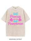 HALF PRINCESS, HALF POWERHOUSE VINTAGE GYM SHIRT