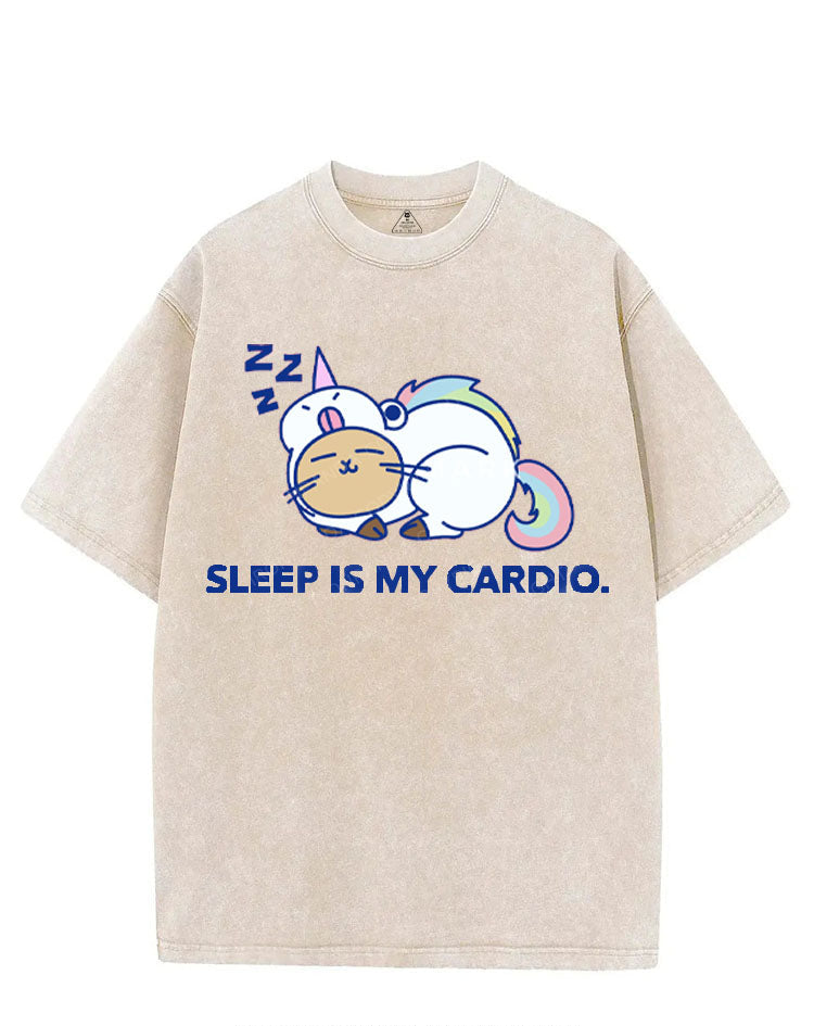SLEEP IS MY CARDIO VINTAGE GYM SHIRT