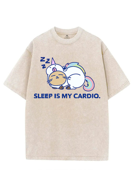 SLEEP IS MY CARDIO VINTAGE GYM SHIRT