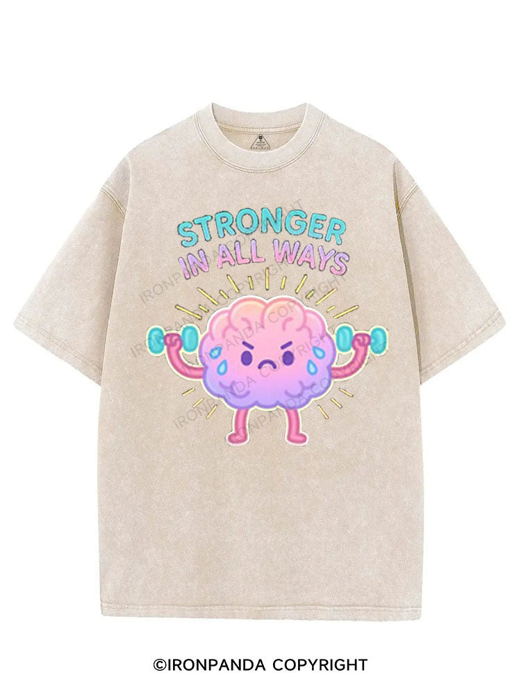 STRONGER IN ALL WAYS VINTAGE GYM SHIRT