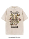 WHEN NOTHING IS CERTAIN, EVERYTHING IS POSSIBLE VINTAGE GYM SHIRT