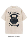 LET FREEDOM SWING! VINTAGE GYM SHIRT