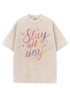 SLAY ALL DAY VINTAGE GYM SHIRT