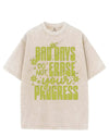 BAD DAYS DO NOT ERASE YOUR PROGRESS VINTAGE GYM SHIRT