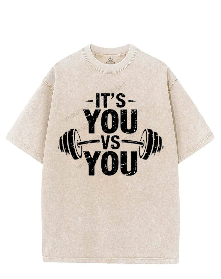 IT'S YOU VS YOU VINTAGE GYM SHIRT