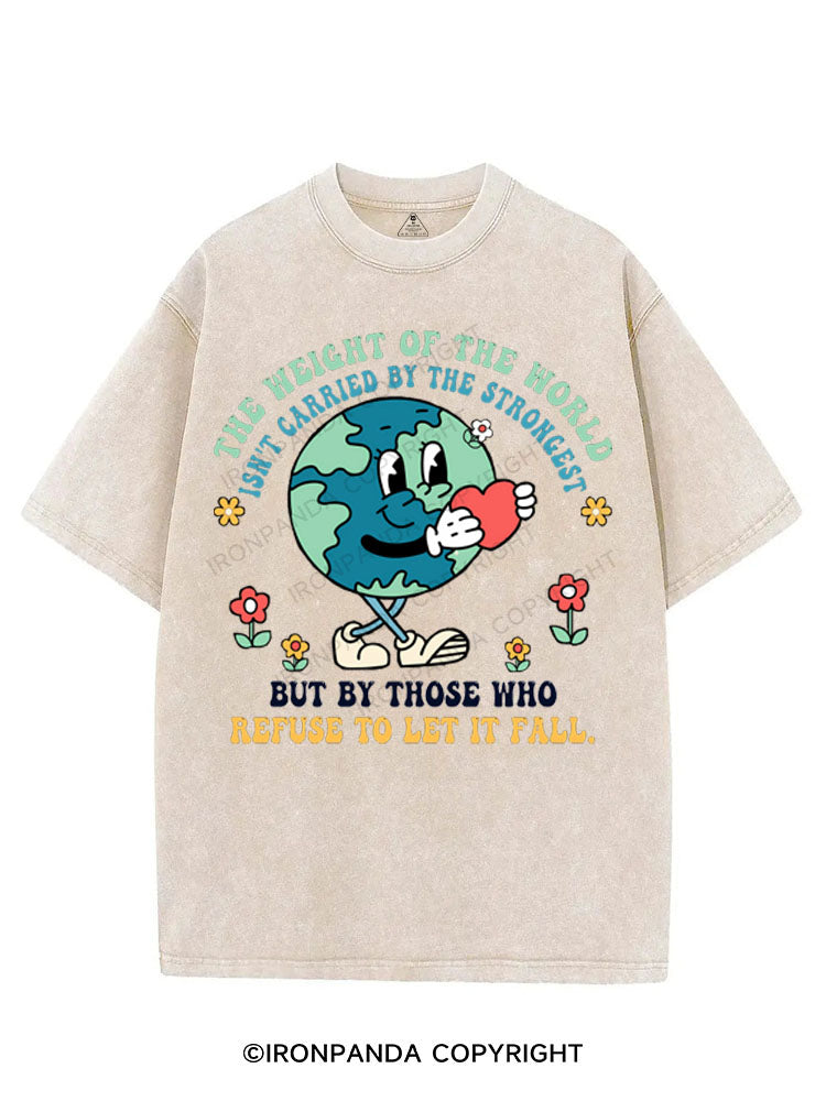 THE WEIGHT OF THE WORLD VINTAGE GYM SHIRT