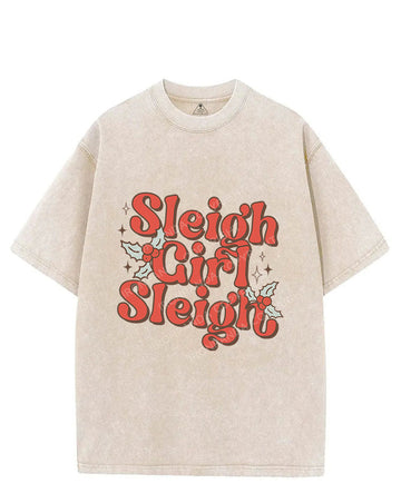 SLEIGH GIRL SLEIGH VINTAGE GYM SHIRT