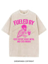 FUELED BY ICED COFFEE, HEAVY METAL AND CUSS WORDS VINTAGE GYM SHIRT