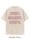 EVERY WORKOUT COUNTS VINTAGE GYM SHIRT