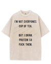I'M NOT EVERYONES CUP OF TEA VINTAGE GYM SHIRT