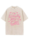 I'M LITERALLY JUST A GIRL VINTAGE GYM SHIRT