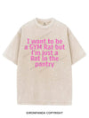 I WANT TO BE A GYM RAT BUT I'M JUST A RAT IN THE PANTRY VINTAGE GYM SHIRT