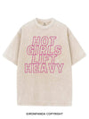 HOT GIRLS LIFT HEAVY VINTAGE GYM SHIRT