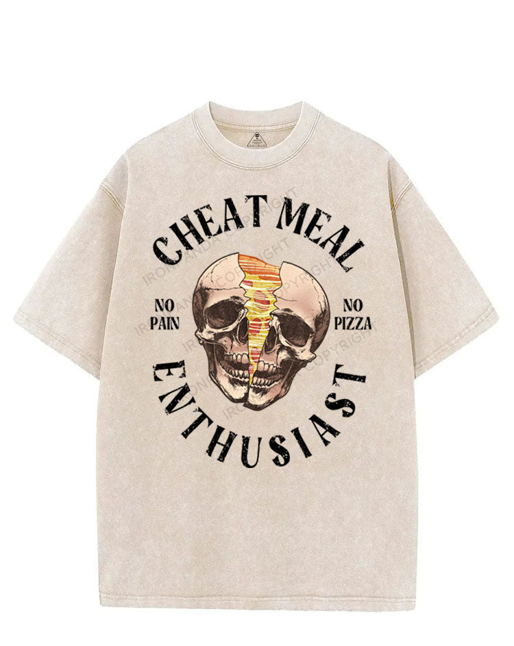 CHEAT MEAL ENTHUSIAST VINTAGE GYM SHIRT