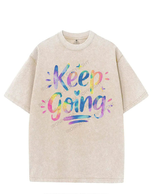 KEEP GOING VINTAGE GYM SHIRT