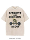 DEADLIFTS AND EXISTENTIAL DREAD VINTAGE GYM SHIRT