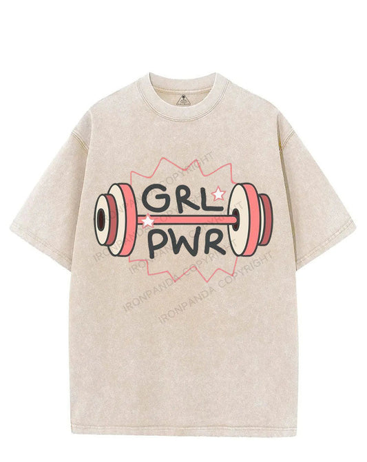 GRL PWR VINTAGE GYM SHIRT
