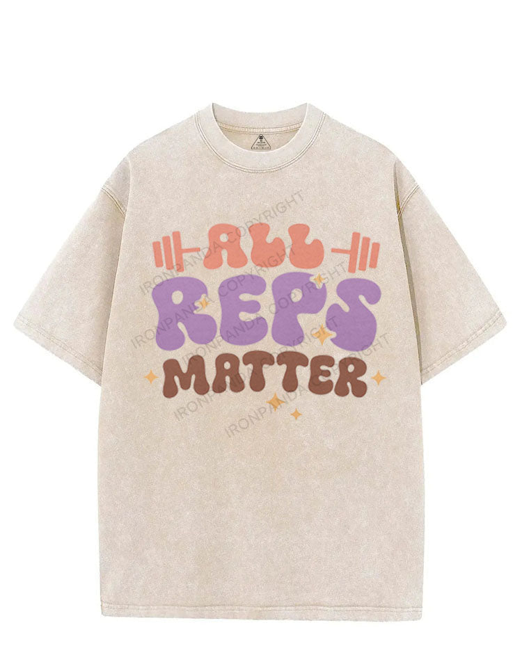 ALL REPS MATTER VINTAGE GYM SHIRT