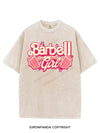 BARBELL GIRL VINTAGE GYM SHIRT