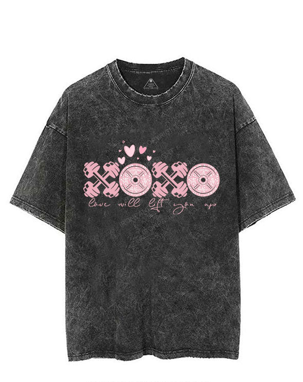 XOXO Love will lift you up VINTAGE GYM SHIRT