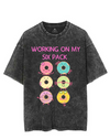WORKING ON MY SIX PACK VINTAGE GYM SHIRT
