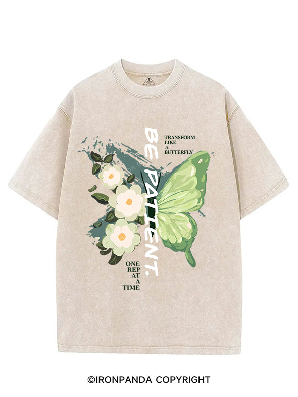 Be patient VINTAGE GYM SHIRT