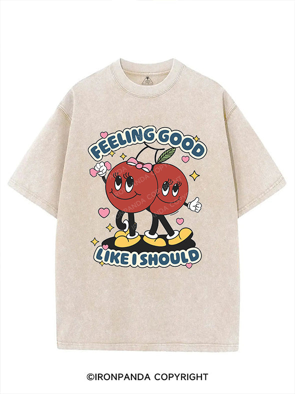 FEELING GOOD LIKE I SHOULD VINTAGE GYM SHIRT