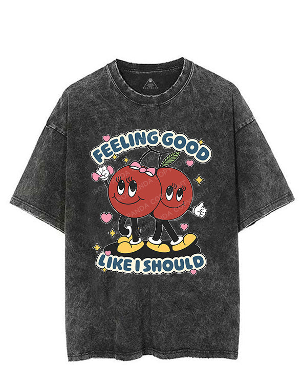 FEELING GOOD LIKE I SHOULD VINTAGE GYM SHIRT