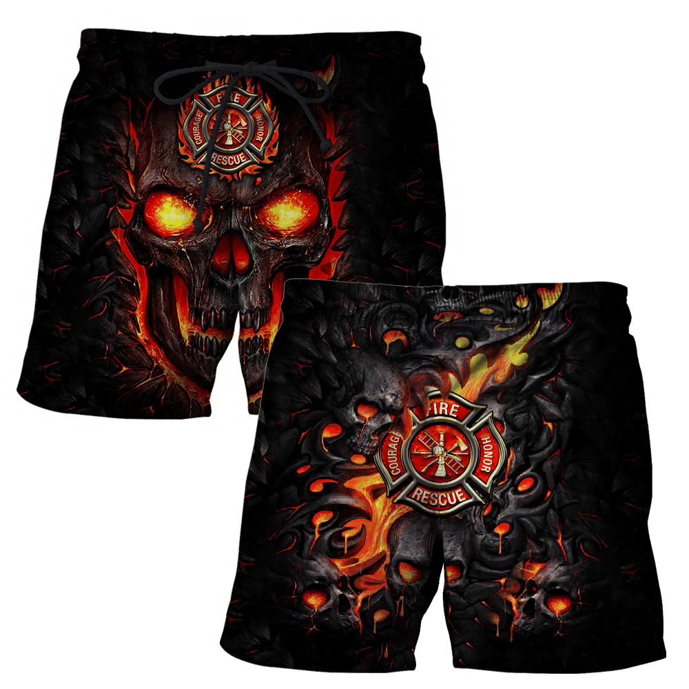 Firefighter Unisex Shirts Custom Name Xt Hoodie 3D All Over Printed