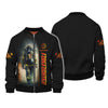 Firefighter Works On Fire 3D Full Print Zipper Hoodie Fire Man Zipper Hoodie Gift For Firefighters