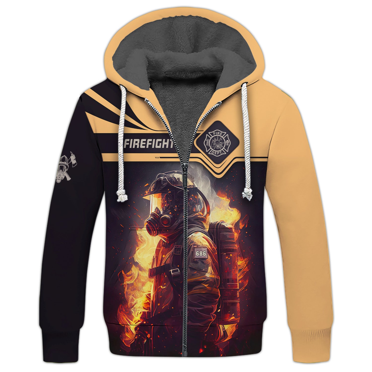 Firefighter Custom Shirts Fireman 3D Shirts Firefighter Clothing