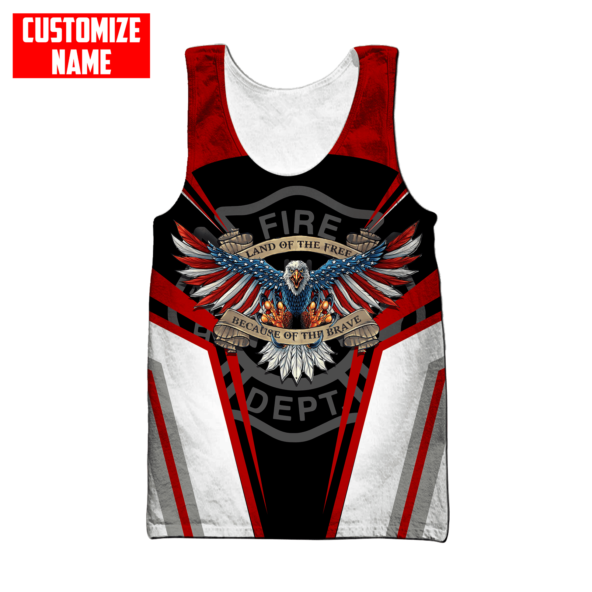 Personalized Name Firefighter Unisex Shirts