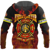 Firefighter Unisex Shirts Custom Name Hoodie 3D All Over Printed
