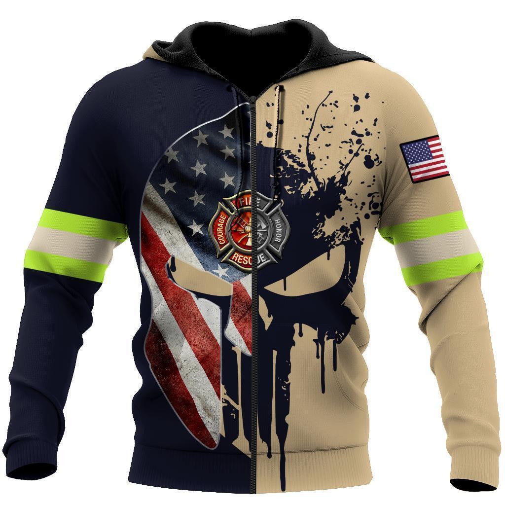 Firefighter -The Soldier 3D All Over Printed Shirt Hoodie For Men And Women