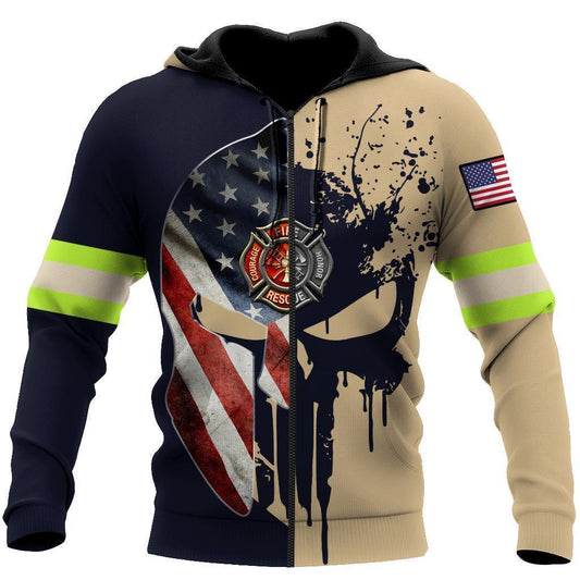 Firefighter -The Soldier 3D All Over Printed Shirt Hoodie For Men And Women