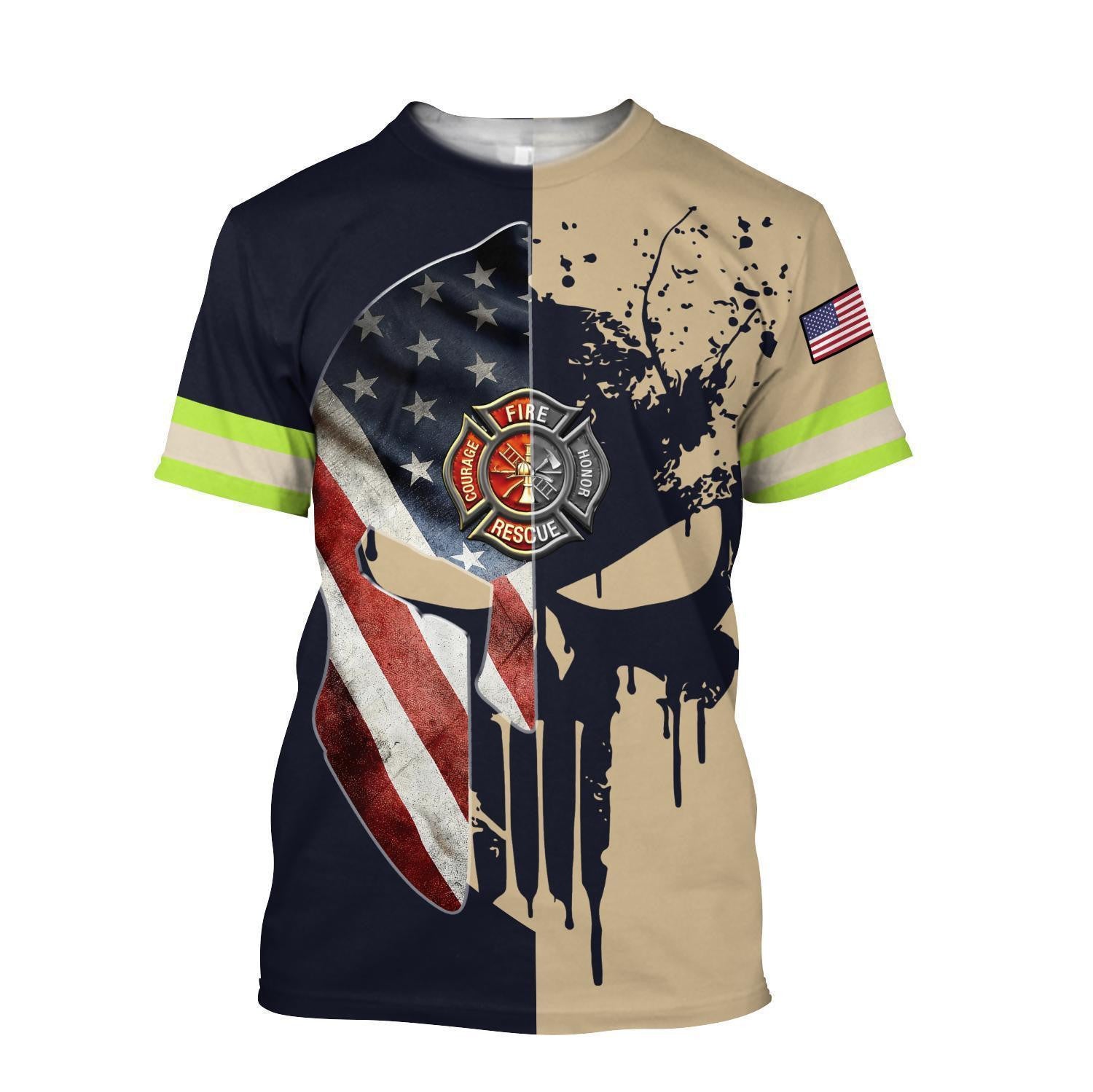 Firefighter -The Soldier 3D All Over Printed Shirt Hoodie For Men And Women