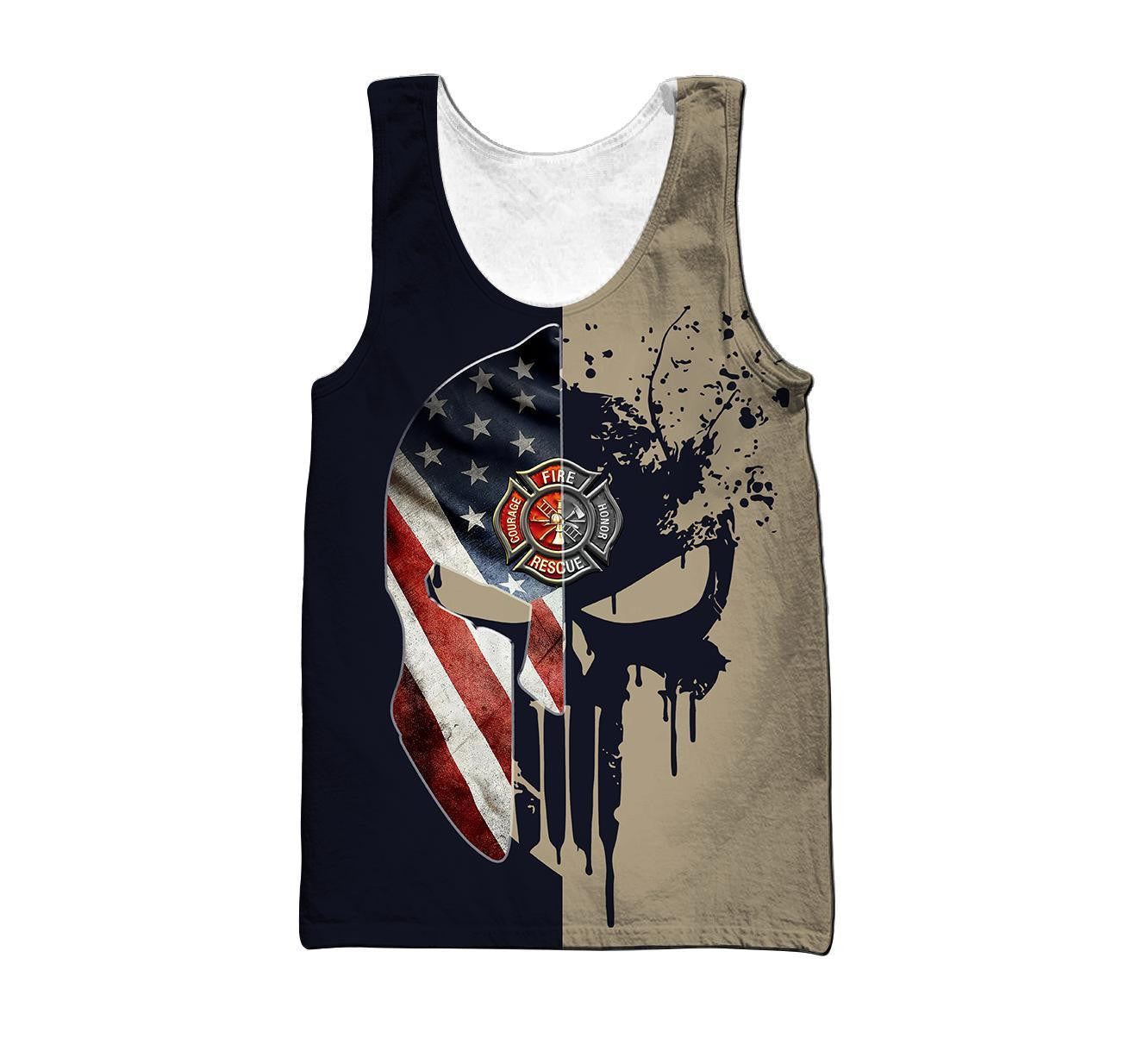 Firefighter -The Soldier 3D All Over Printed Shirt Hoodie For Men And Women