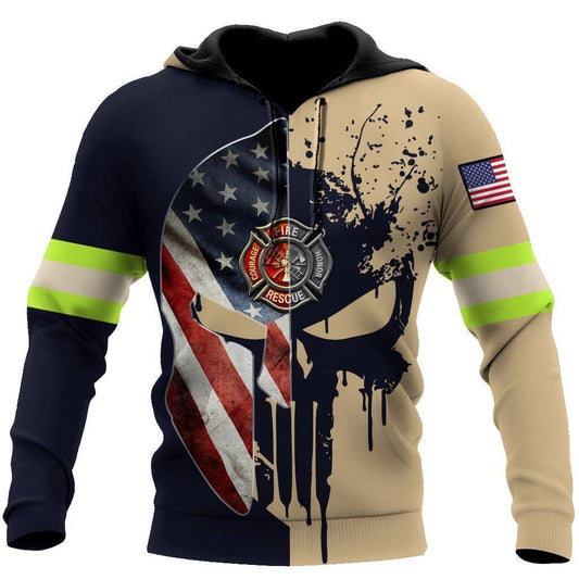 Firefighter -The Soldier 3D All Over Printed Shirt Hoodie For Men And Women