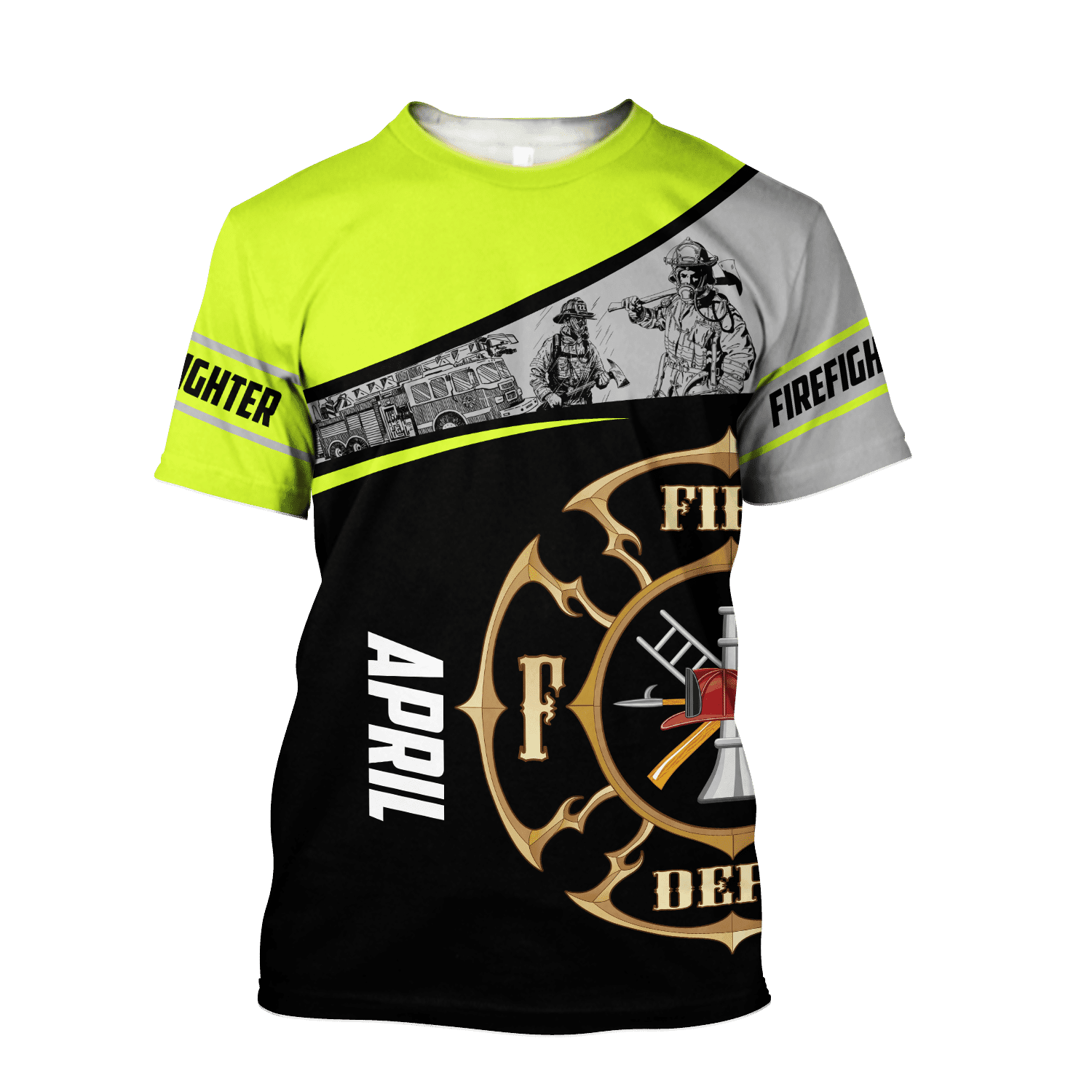 April Firefighter Hoodie For Men And Women