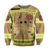 Strong Firefighter Art Hoodie For Men And Women