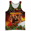 Christmas Firefighter 3D All Over Printed Shirts Hoodie
