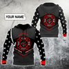 Customize Name Firefighter Hoodie For Men And Women MH