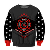 Customize Name Firefighter Hoodie For Men And Women MH