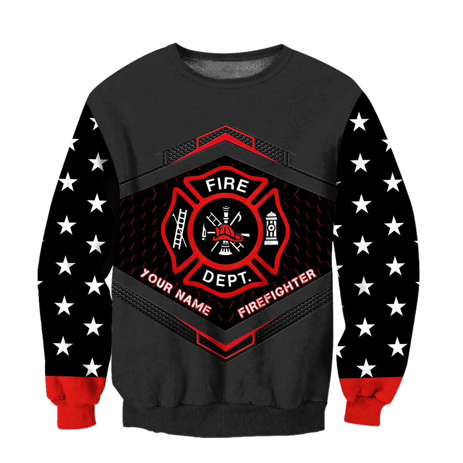 Customize Name Firefighter Hoodie For Men And Women MH