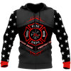 Customize Name Firefighter Hoodie For Men And Women MH