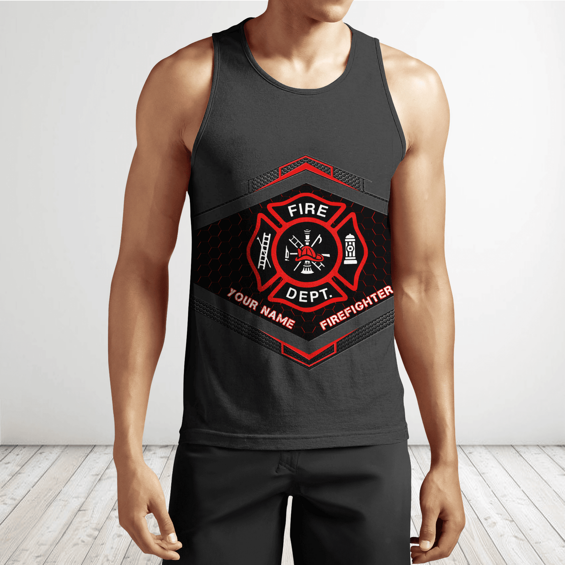 Customize Name Firefighter Hoodie For Men And Women MH